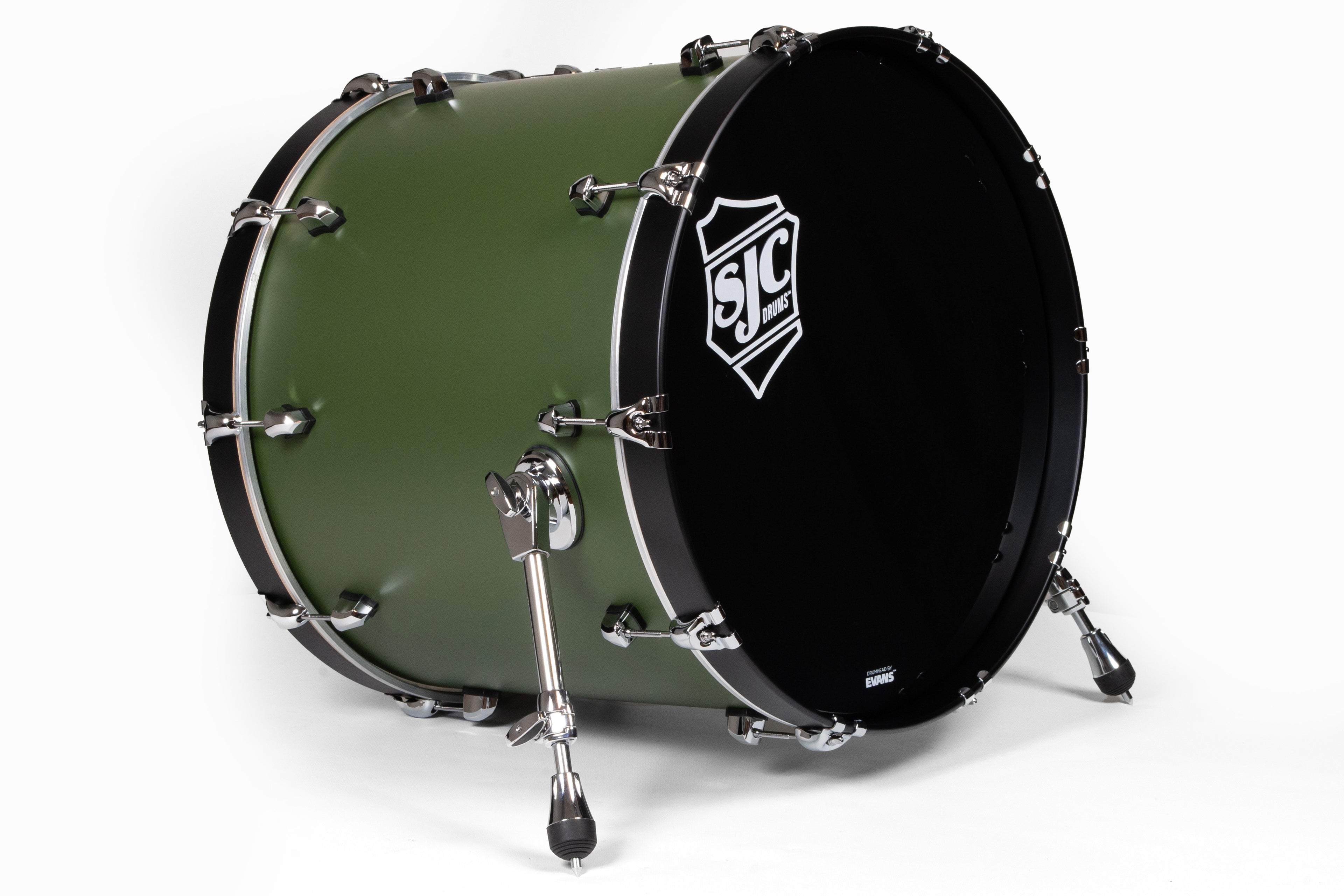 SJC Drums Navigator Series 22" 3-piece Shell Pack - Deep Olive