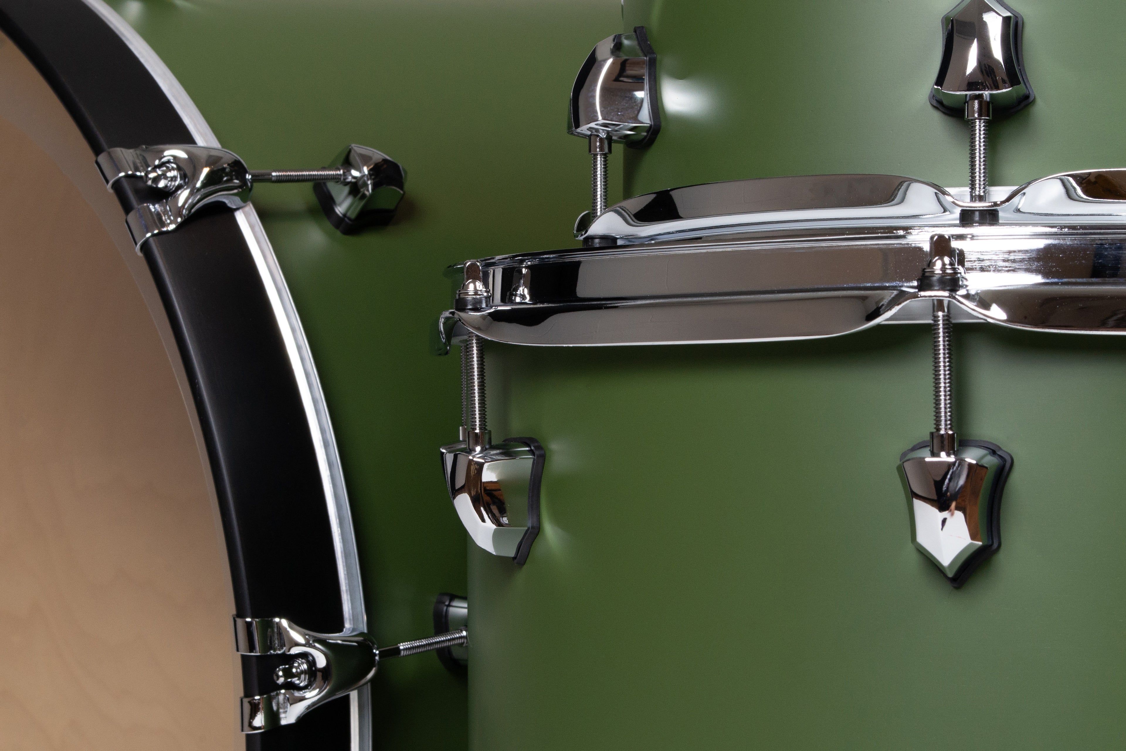 SJC Drums Navigator Series 22" 3-piece Shell Pack - Deep Olive