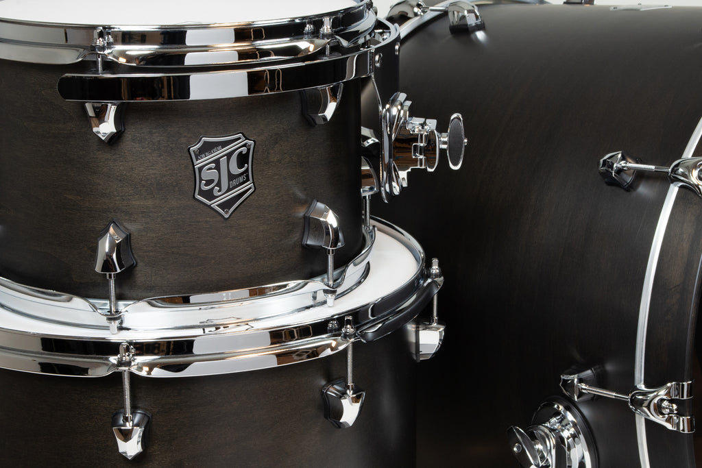 SJC Drums Navigator Series 22" 3-piece Shell Pack - Ghost Black