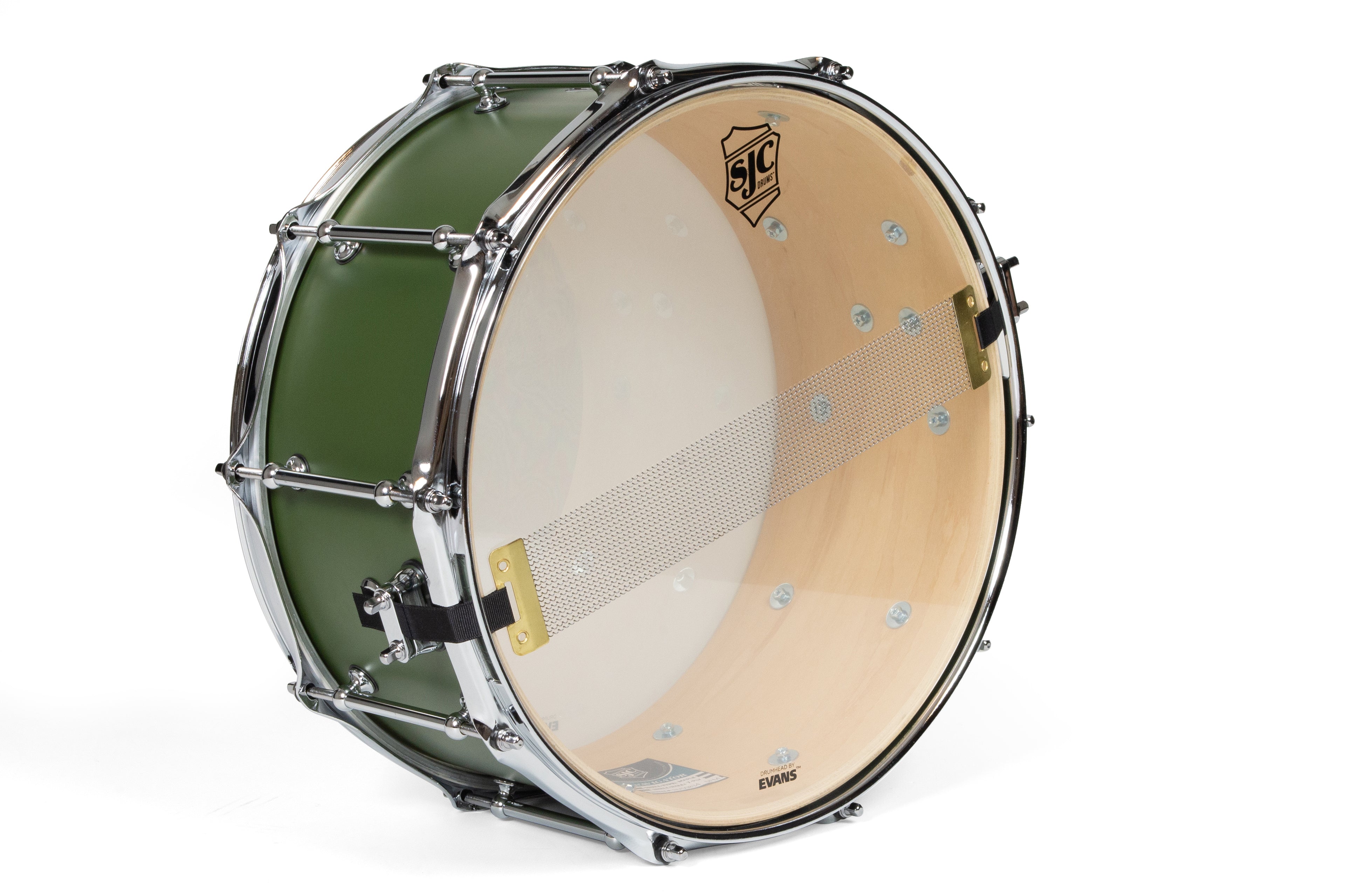SJC Drums Navigator Series Snare Drum 6.5x14" - Deep Olive