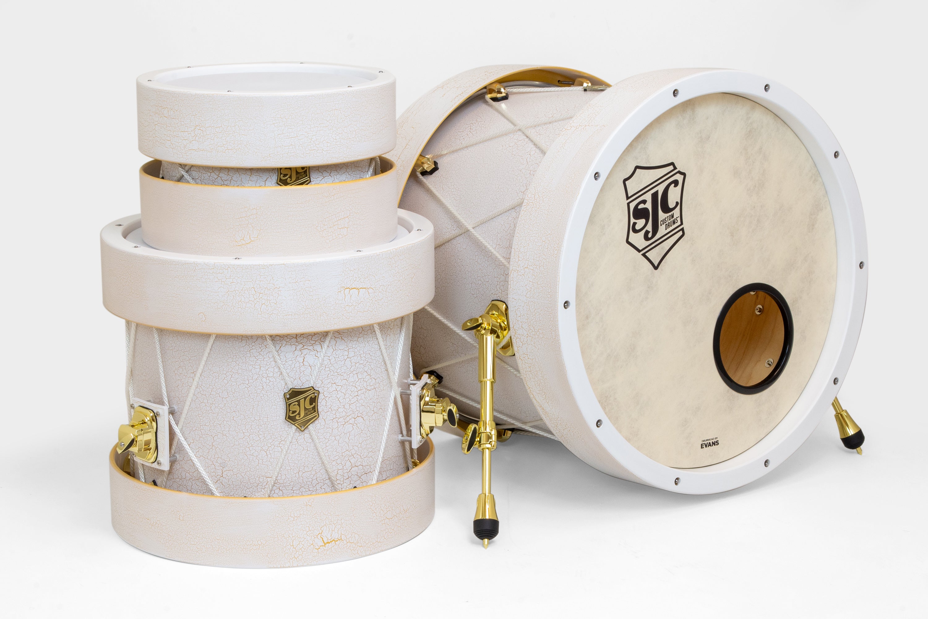 SJC Custom Drums 'The Kintsugi Kit' - 3 Piece Shell Pack