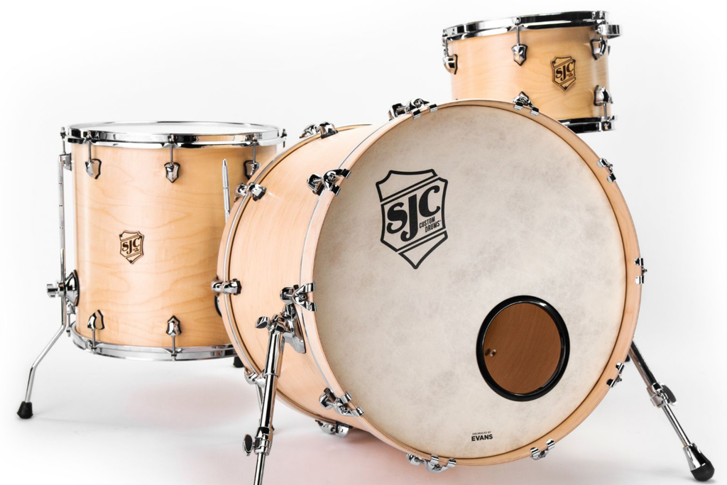 SJC Custom Drums Tour Series 3-piece Shell Pack - Natural