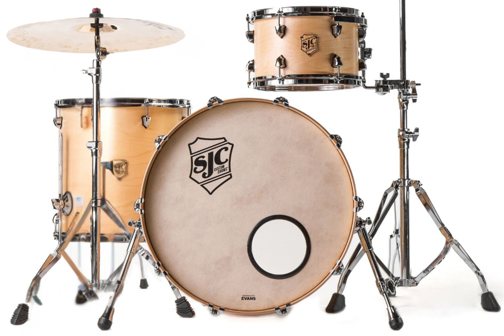 SJC Custom Drums Tour Series 3-piece Shell Pack - Natural