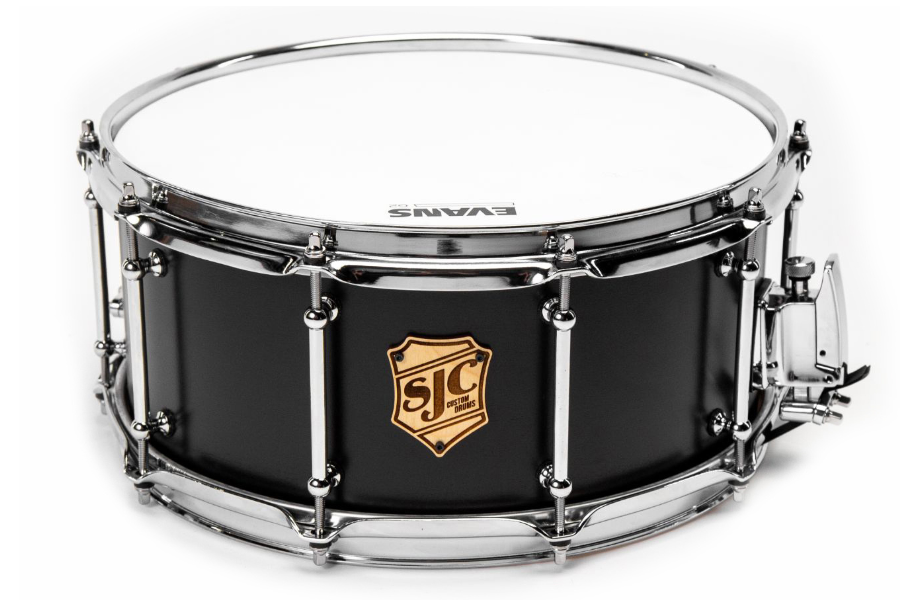 SJC Custom Drums Tour Series Snare Drum - 6.5 x 14-inch - Matte Black