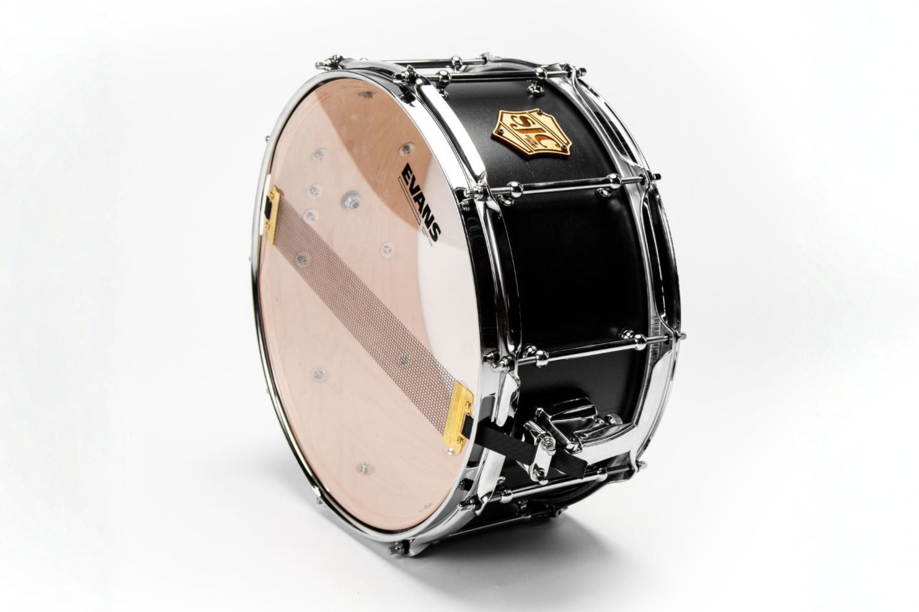 SJC Custom Drums Tour Series Snare Drum - 6.5 x 14-inch - Matte Black