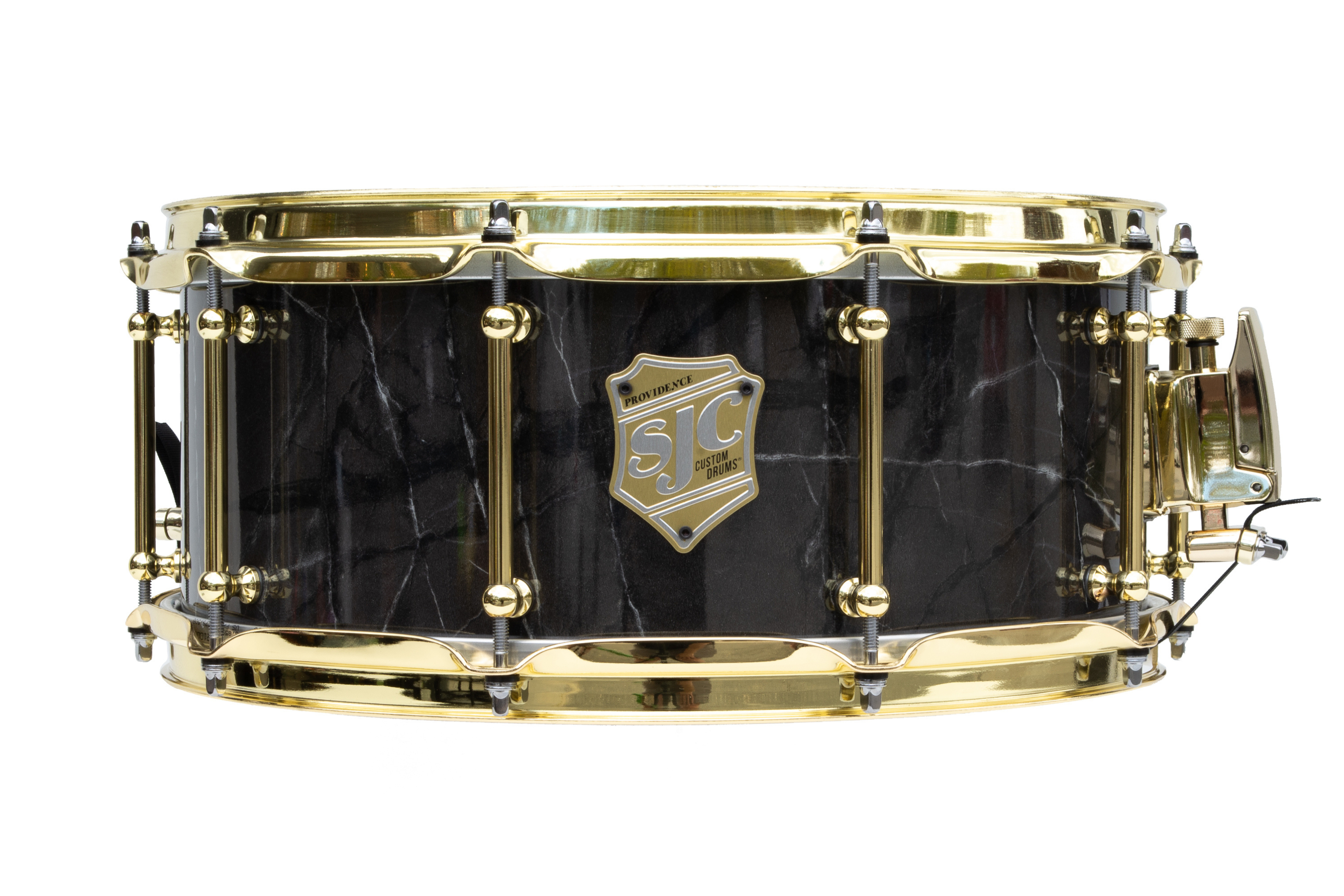 SJC Custom Drums Providence Series Snare Drum 6 x 14-inch - Obsidian Black