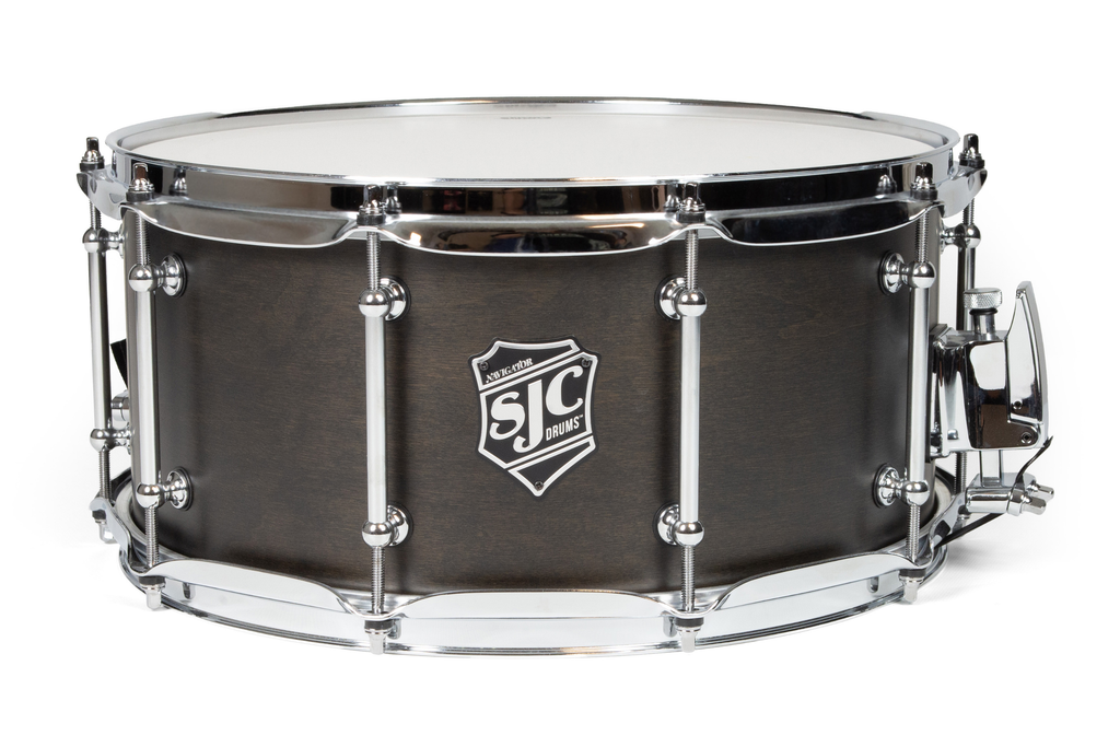SJC Drums Navigator Series Snare Drum 6.5x14" - Ghost Black