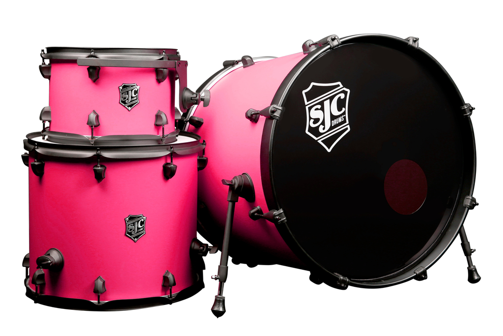 SJC Drums Pathfinder Series 22" 3-piece Shell Pack - Mad Magenta